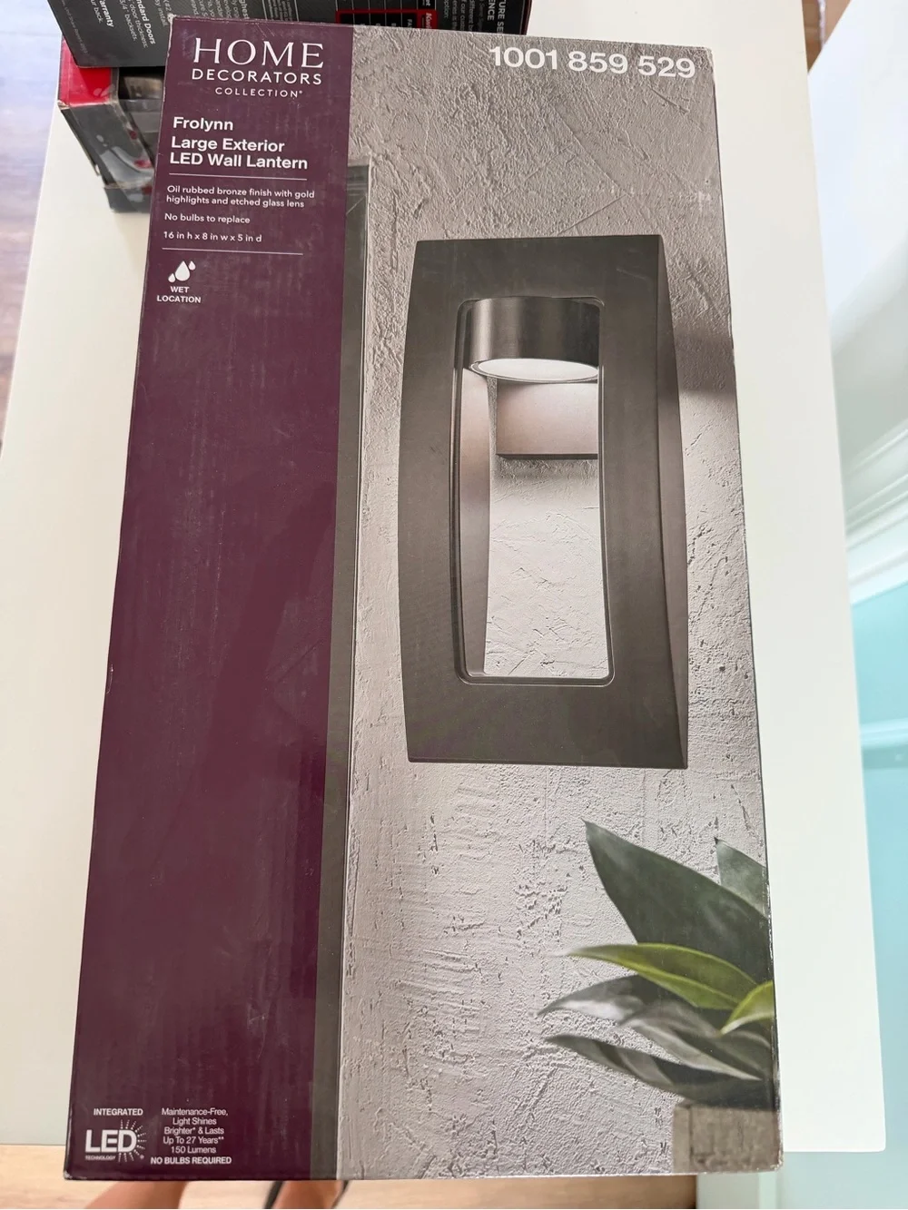 New Home Decorators Frolynn outdoor Wall Sconce oil rubbed bronze
